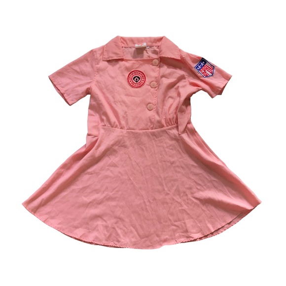 GPBL Dresses & Skirts - Rockford Peaches Sparks 29 AA GPBL Vintage Women's Baseball Jersey Dress - XL